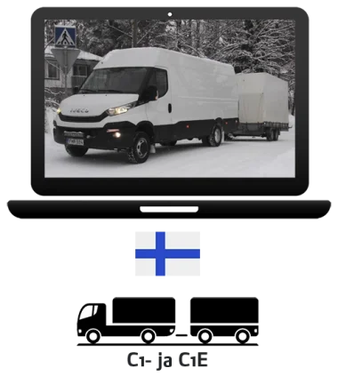 C1- ja C1E-luokan sähköinen oppimateriaali